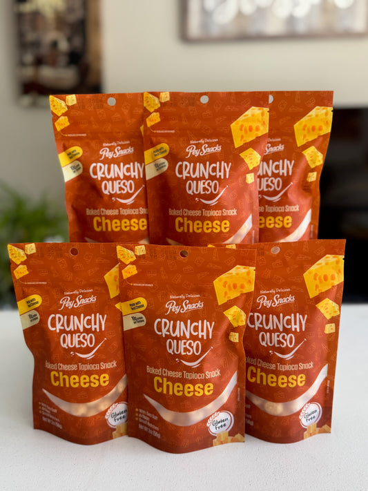 Cheese Snack, Crunchy Queso Classic 6 pack, 2oz Bag