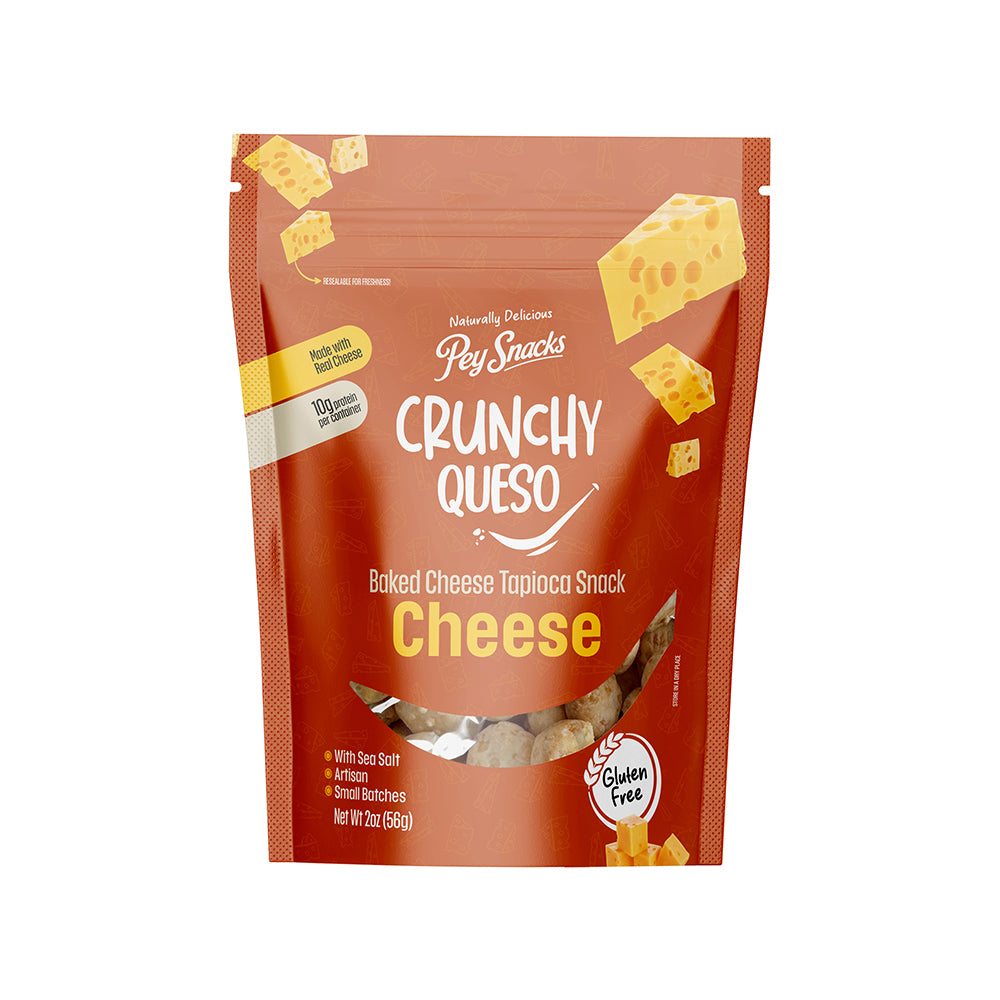 Cheese Snack, Crunchy Queso Classic 6 pack, 2oz Bag