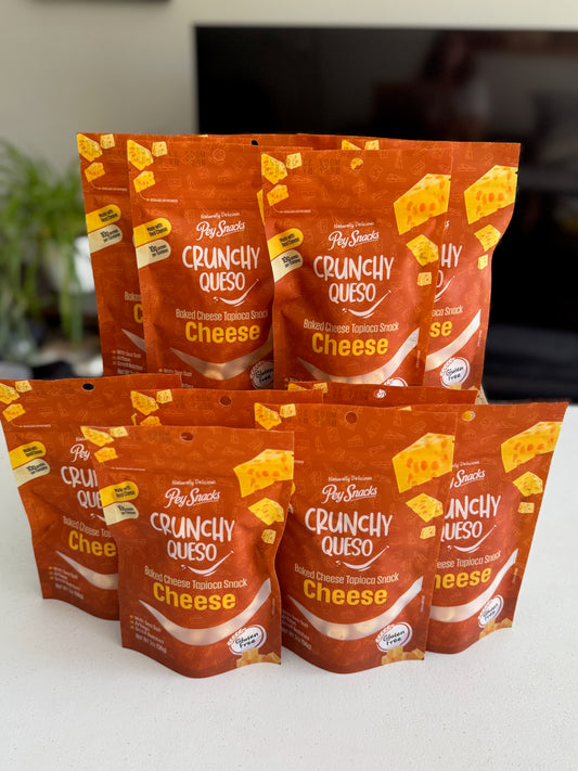 Cheese Snack, Crunchy Queso Classic 12 pack, 2oz Bag