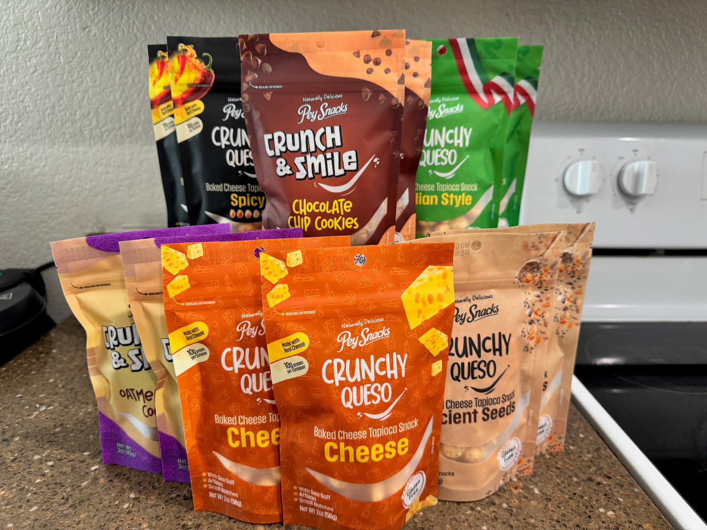 Mixed Cheese Snacks & Cookie Variety Pack - Gluten-Free 12-Pack